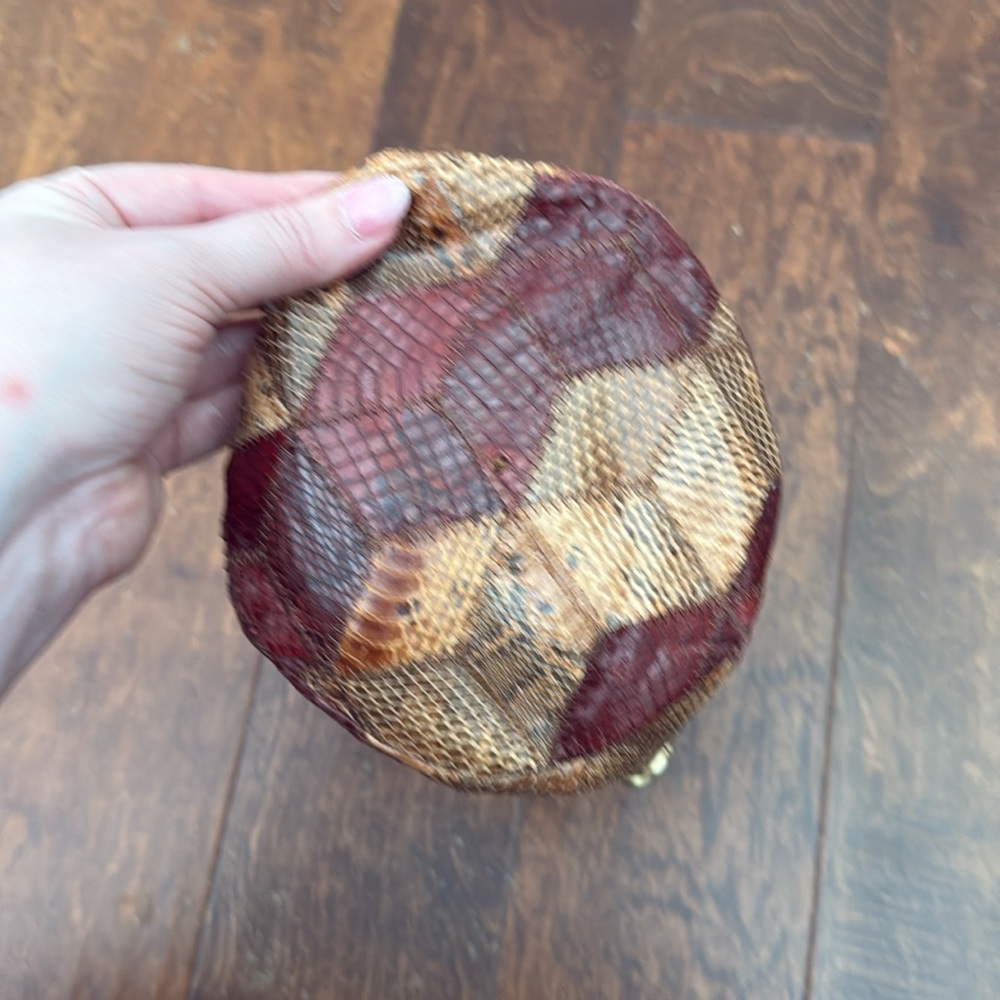 Delphine DELAFON Patchwork Python Bucket Bag - image 10